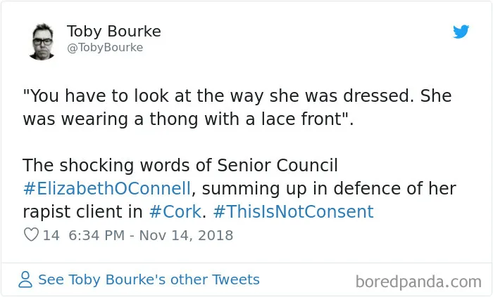 “Look at the way she was dressed...”: Women Tweet Their Underwear Pics After Lawyer Blames Teen In Rape Trial