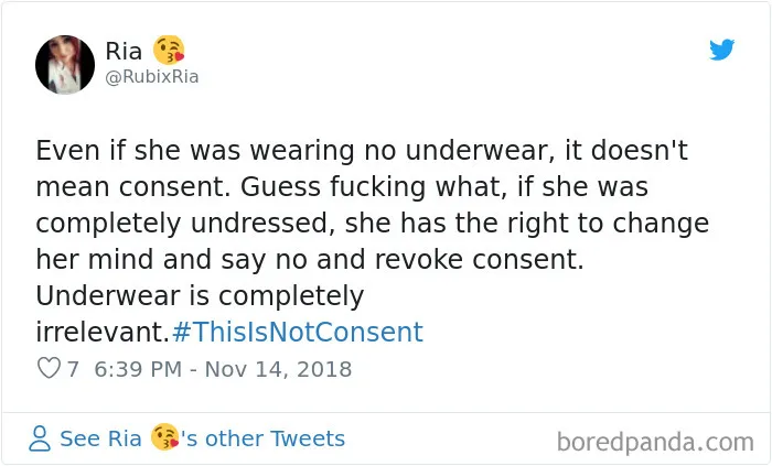 “Look at the way she was dressed...”: Women Tweet Their Underwear Pics After Lawyer Blames Teen In Rape Trial