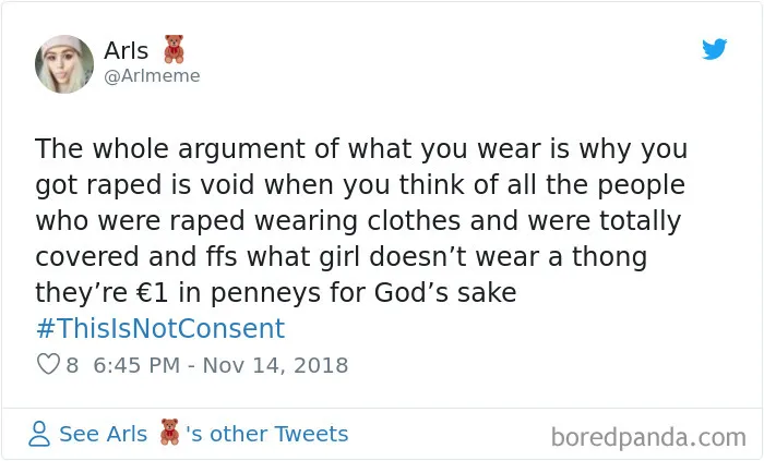 “Look at the way she was dressed...”: Women Tweet Their Underwear Pics After Lawyer Blames Teen In Rape Trial