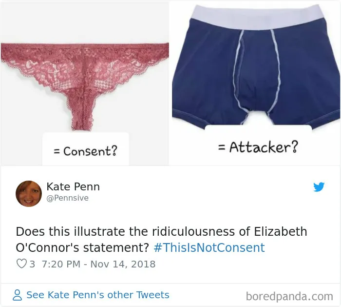 “Look at the way she was dressed...”: Women Tweet Their Underwear Pics After Lawyer Blames Teen In Rape Trial