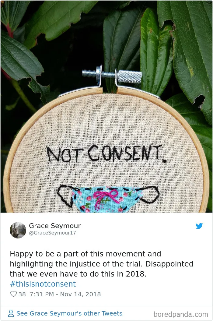 “Look at the way she was dressed...”: Women Tweet Their Underwear Pics After Lawyer Blames Teen In Rape Trial