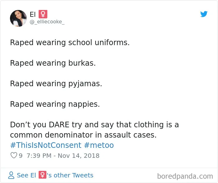 “Look at the way she was dressed...”: Women Tweet Their Underwear Pics After Lawyer Blames Teen In Rape Trial