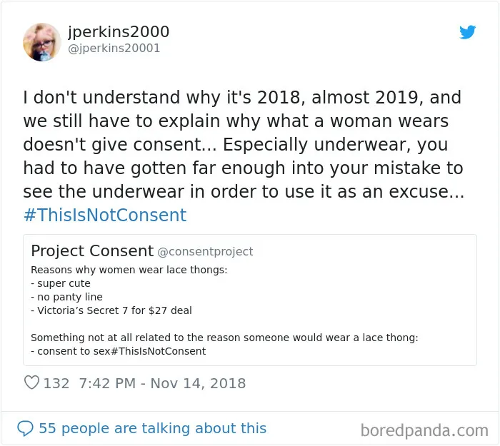 “Look at the way she was dressed...”: Women Tweet Their Underwear Pics After Lawyer Blames Teen In Rape Trial