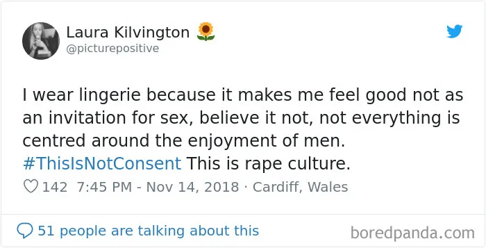 “Look at the way she was dressed...”: Women Tweet Their Underwear Pics After Lawyer Blames Teen In Rape Trial
