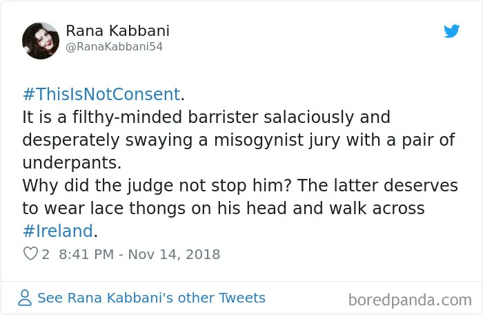 “Look at the way she was dressed...”: Women Tweet Their Underwear Pics After Lawyer Blames Teen In Rape Trial