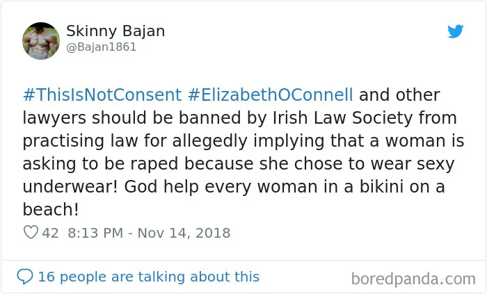 “Look at the way she was dressed...”: Women Tweet Their Underwear Pics After Lawyer Blames Teen In Rape Trial