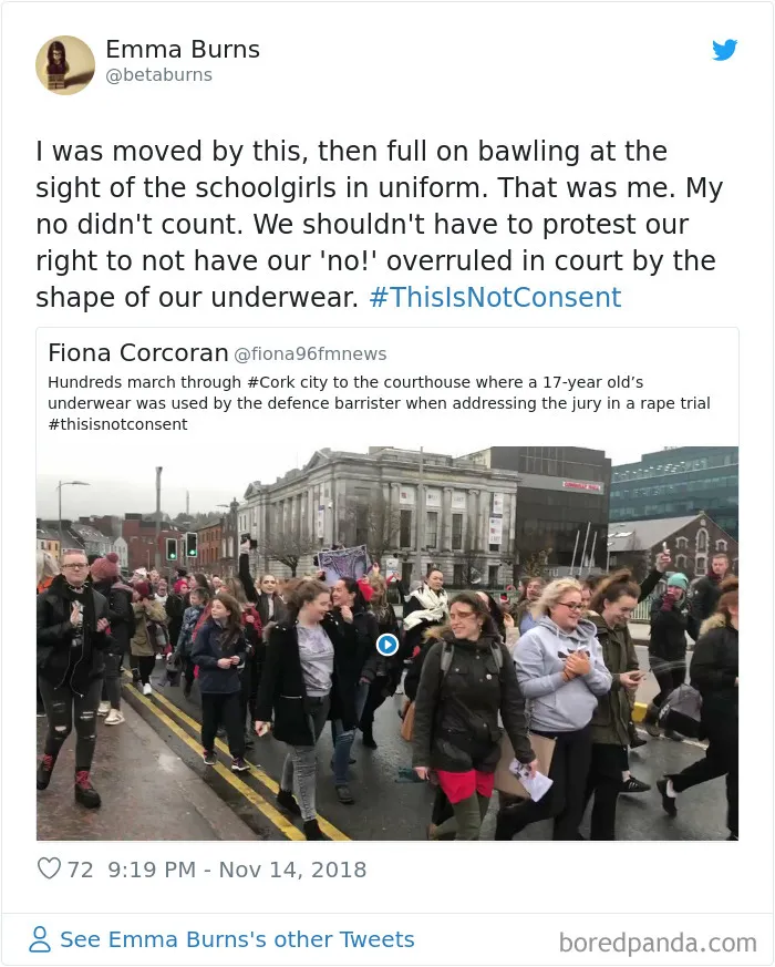 “Look at the way she was dressed...”: Women Tweet Their Underwear Pics After Lawyer Blames Teen In Rape Trial