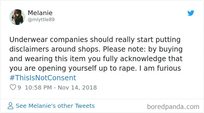 “Look at the way she was dressed...”: Women Tweet Their Underwear Pics After Lawyer Blames Teen In Rape Trial