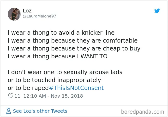 “Look at the way she was dressed...”: Women Tweet Their Underwear Pics After Lawyer Blames Teen In Rape Trial