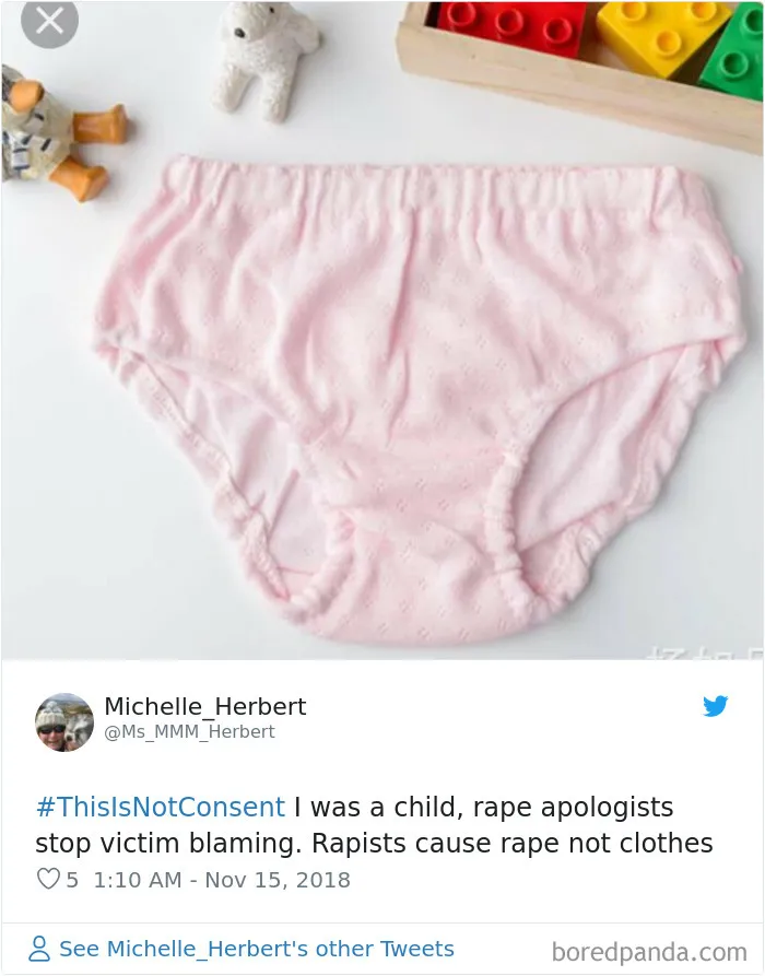 “Look at the way she was dressed...”: Women Tweet Their Underwear Pics After Lawyer Blames Teen In Rape Trial