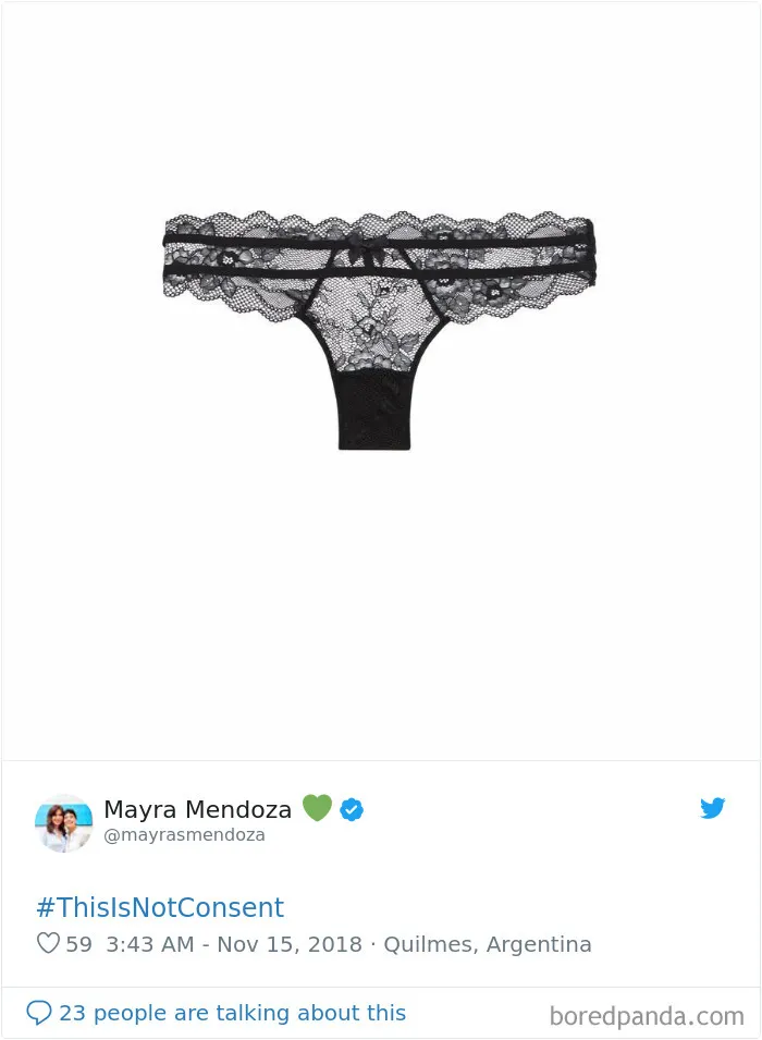 “Look at the way she was dressed...”: Women Tweet Their Underwear Pics After Lawyer Blames Teen In Rape Trial