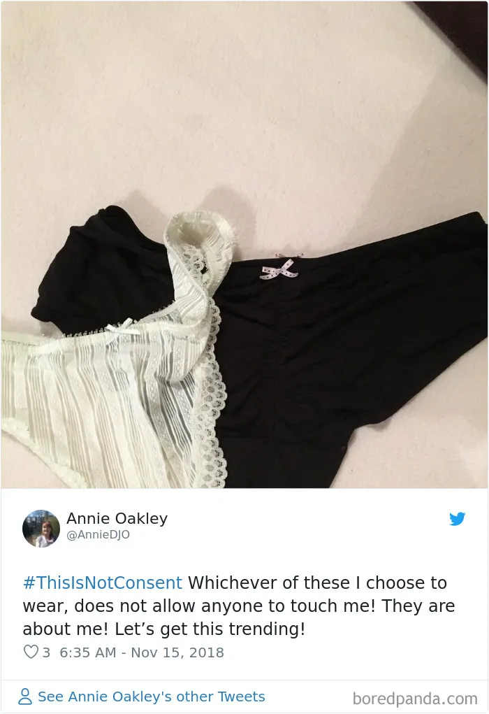“Look at the way she was dressed...”: Women Tweet Their Underwear Pics After Lawyer Blames Teen In Rape Trial