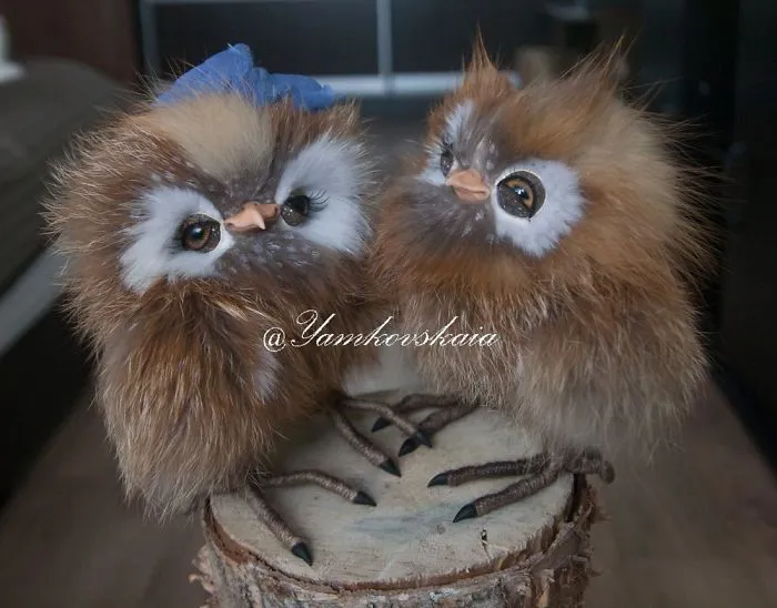 Artist Makes Incredibly Realistic Owl Toys