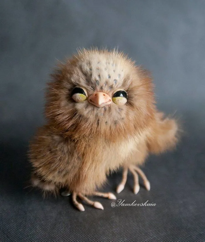 Artist Makes Incredibly Realistic Owl Toys