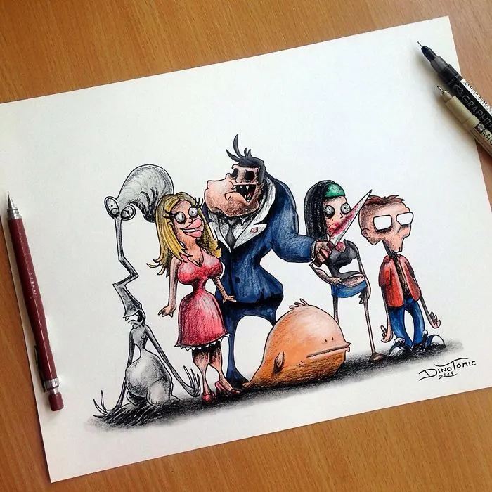 Artist Creepyfies 31 Of Your Favorite Cartoon Characters And They Will Give You Chills