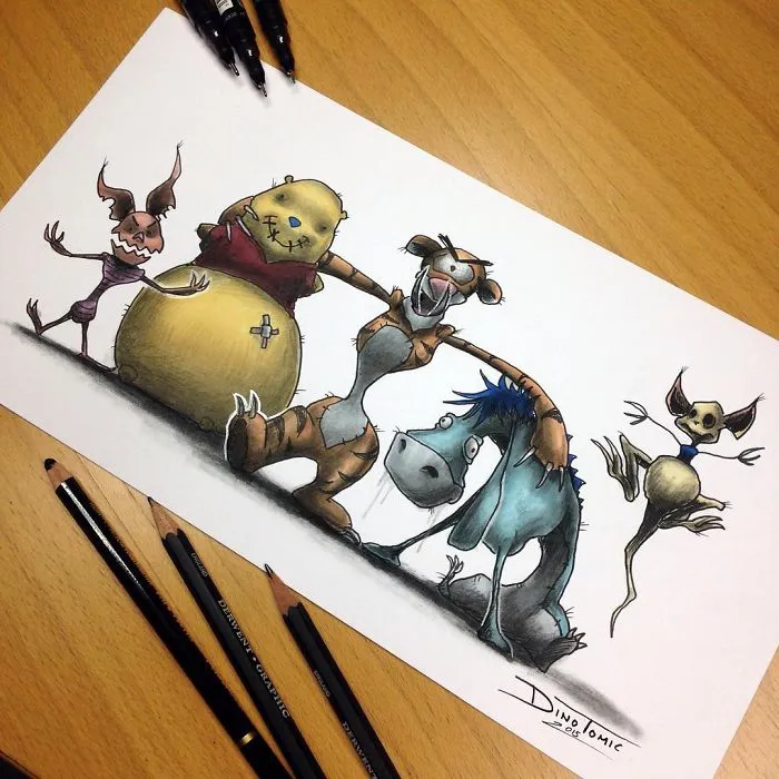 Artist Creepyfies 31 Of Your Favorite Cartoon Characters And They Will Give You Chills