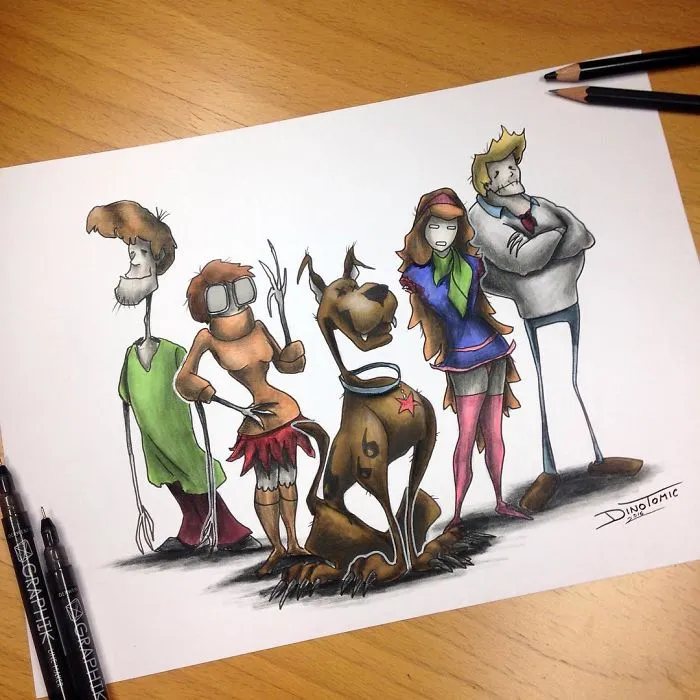 This Artist Transforms Your Favorite Character From Evil Beings That Will Destroy All Your Childhood Memories