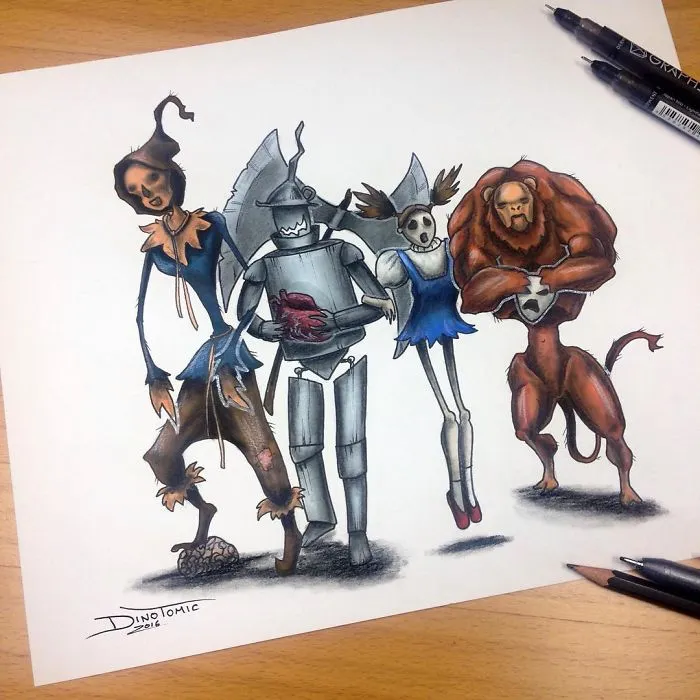 Artist Creepyfies 31 Of Your Favorite Cartoon Characters And They Will Give You Chills