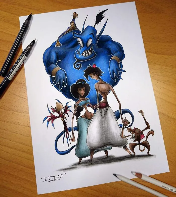 Artist Creepyfies 31 Of Your Favorite Cartoon Characters And They Will Give You Chills