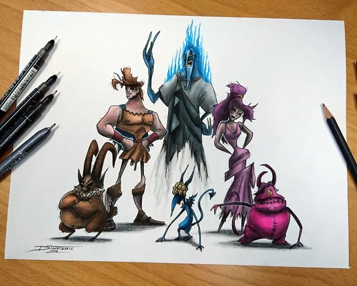This Artist Transforms Your Favorite Character From Evil Beings That Will Destroy All Your Childhood Memories