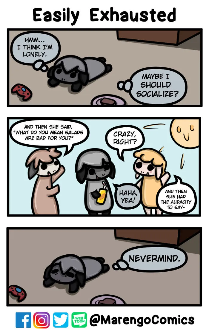 My 25 Heartwarming And Wholesome Comics About A Shy Sheep Fighting To Overcome Insecurities