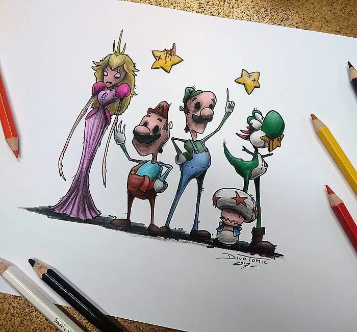 Artist Creepyfies 31 Of Your Favorite Cartoon Characters And They Will Give You Chills