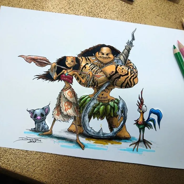Artist Creepyfies 31 Of Your Favorite Cartoon Characters And They Will Give You Chills