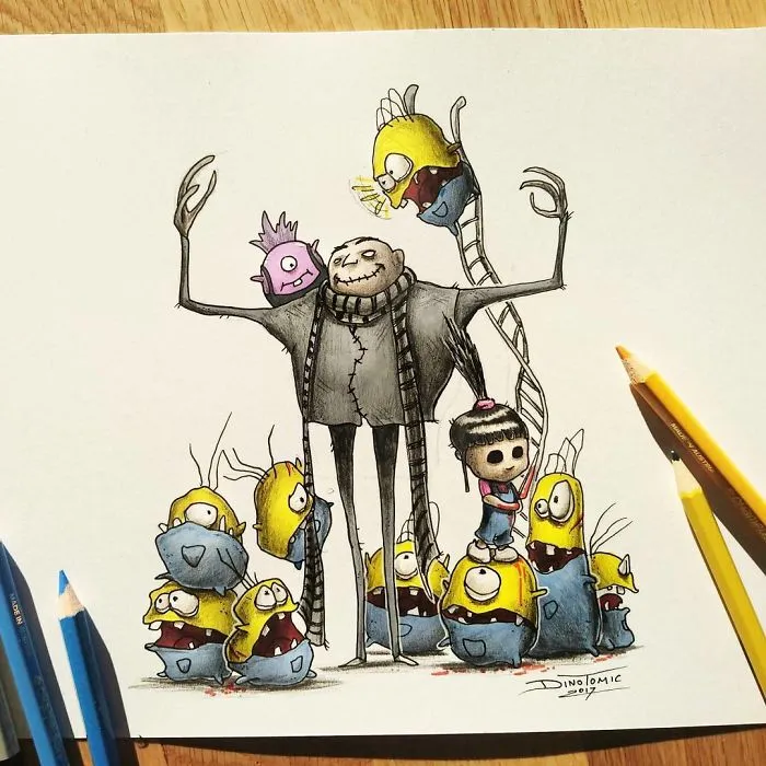 Artist Creepyfies 31 Of Your Favorite Cartoon Characters And They Will Give You Chills