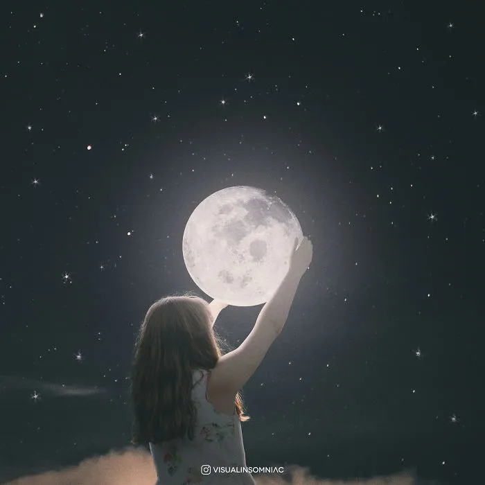 I Am A Selenophile That Expresses His Love To The Moon Through Art