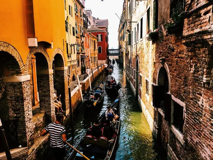 I Took 2 Shots Of 2 Different Canals In Venice
