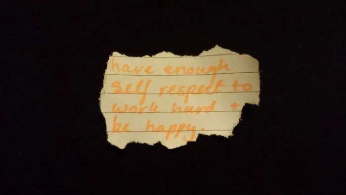 Self Respect