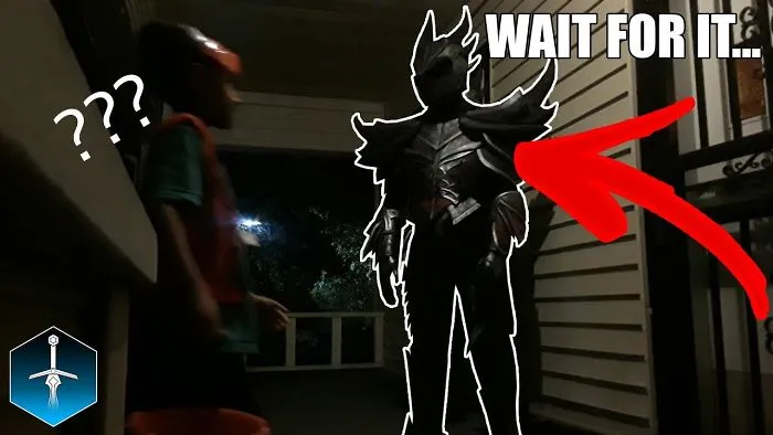 I Dressed In Daedric Armor An Scared Trick-Or-Treaters On Halloween