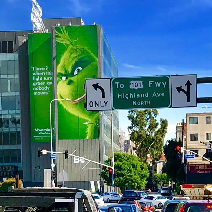 This Billboard Campaign To Promote The New Grinch Movie Is Hilariously Roasting Various Cities Of America