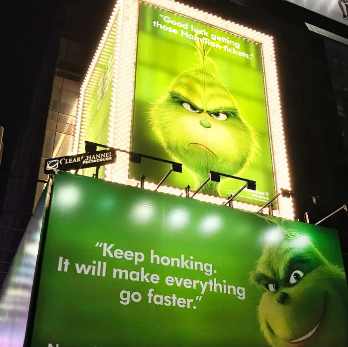 This Billboard Campaign To Promote The New Grinch Movie Is Hilariously Roasting Various Cities Of America