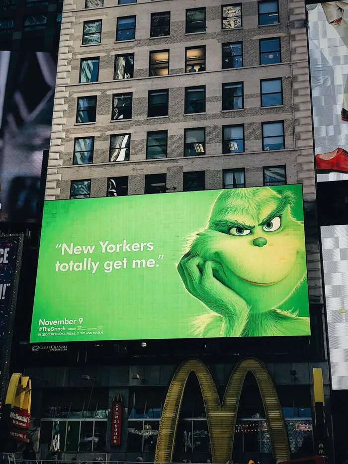 This Billboard Campaign To Promote The New Grinch Movie Is Hilariously Roasting Various Cities Of America