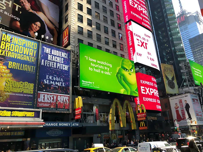 This Billboard Campaign To Promote The New Grinch Movie Is Hilariously Roasting Various Cities Of America
