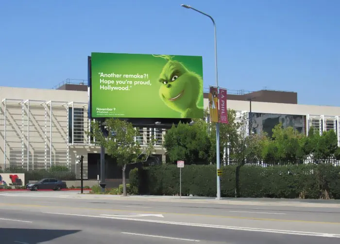 This Billboard Campaign To Promote The New Grinch Movie Is Hilariously Roasting Various Cities Of America