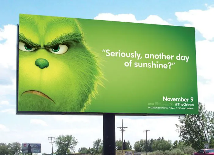 This Billboard Campaign To Promote The New Grinch Movie Is Hilariously Roasting Various Cities Of America