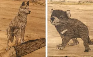I Spend Hours Creating Unique Art By Burning Wood