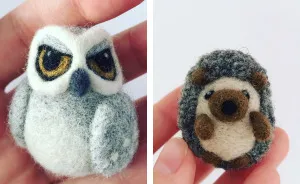 I Create Mini Figurines Out Of Felt