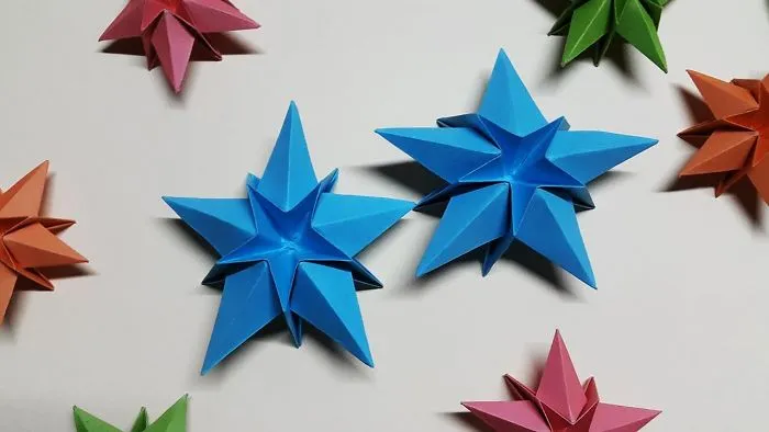 Easy Paper Star For Christmas Decoration | How To Make A Paper Star Step By Step