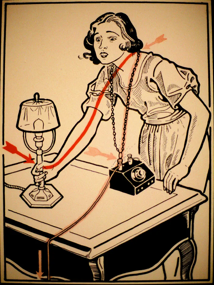 These 30 Ways To Die From Electrocution From A 1931 Book Shows How Much The World Has Changed