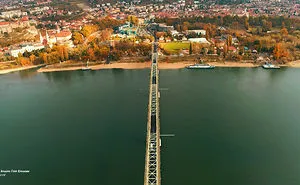Esztergom Mária Valéria Bridge From A Special Perspective