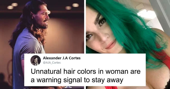 This Woman Had The Best Comeback Ever To A Man Who Said To Stay Away From Women With Dyed Hair