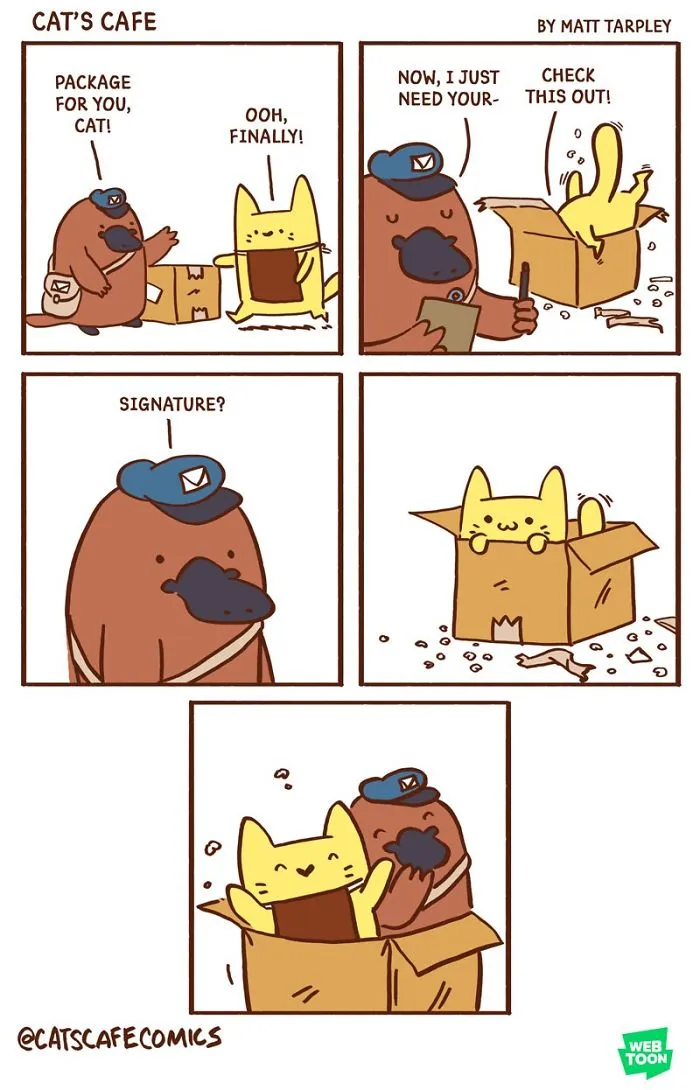 My 47 Wholesome 'Cat's Café' Comics That Will Make Your Day