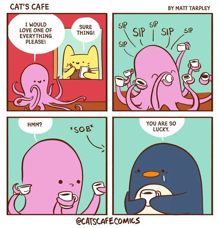 My 47 Wholesome 'Cat's Café' Comics That Will Make Your Day