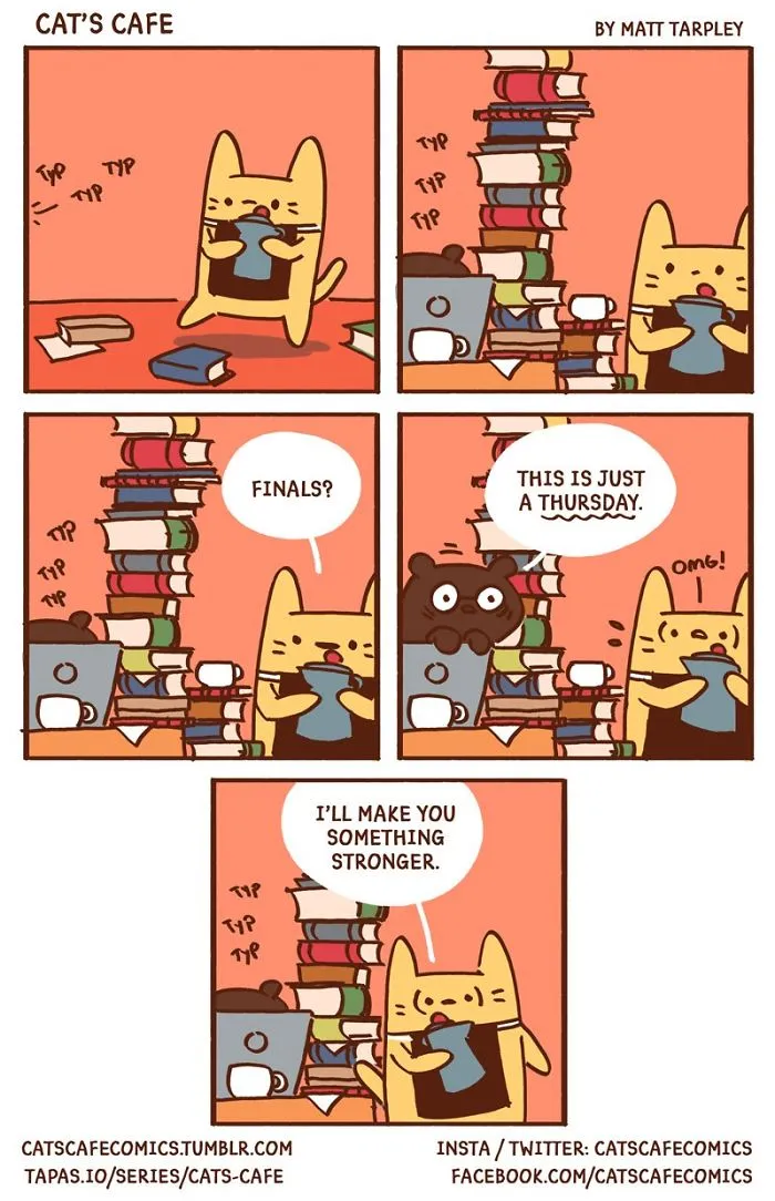 My 47 Wholesome 'Cat's Café' Comics That Will Make Your Day