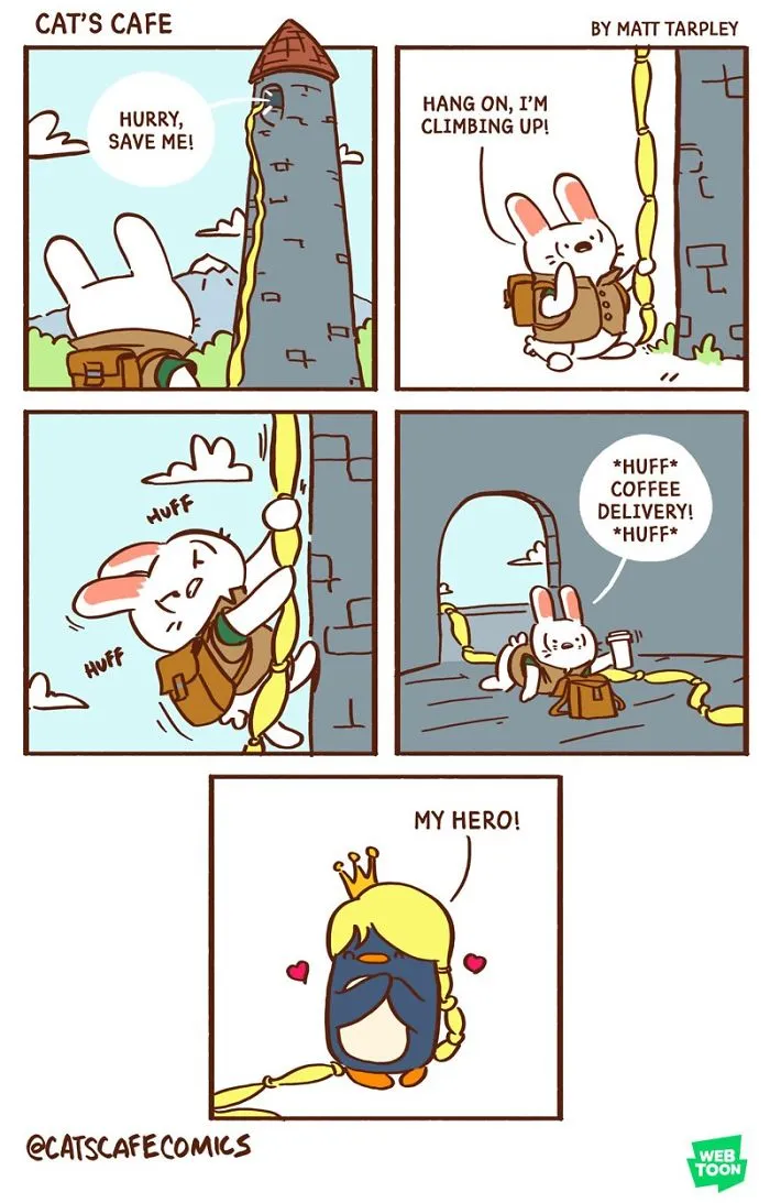 My 47 Wholesome 'Cat's Café' Comics That Will Make Your Day