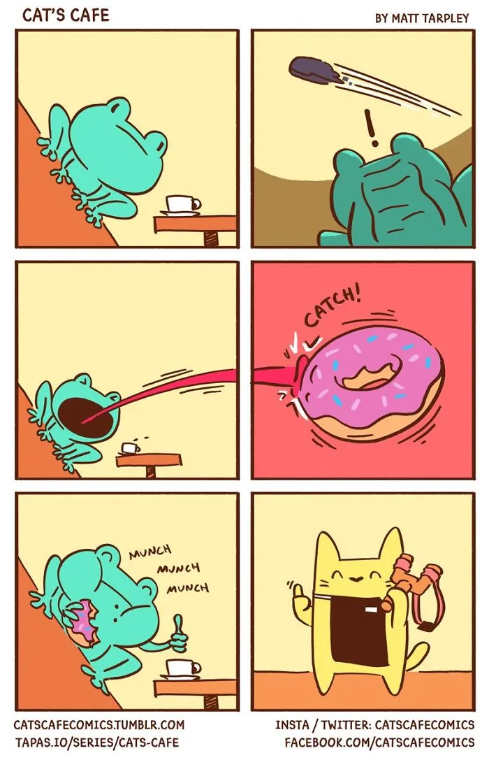 My 47 Wholesome 'Cat's Café' Comics That Will Make Your Day