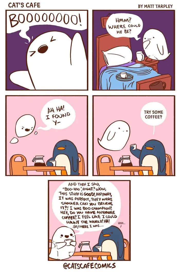 My 47 Wholesome 'Cat's Café' Comics That Will Make Your Day